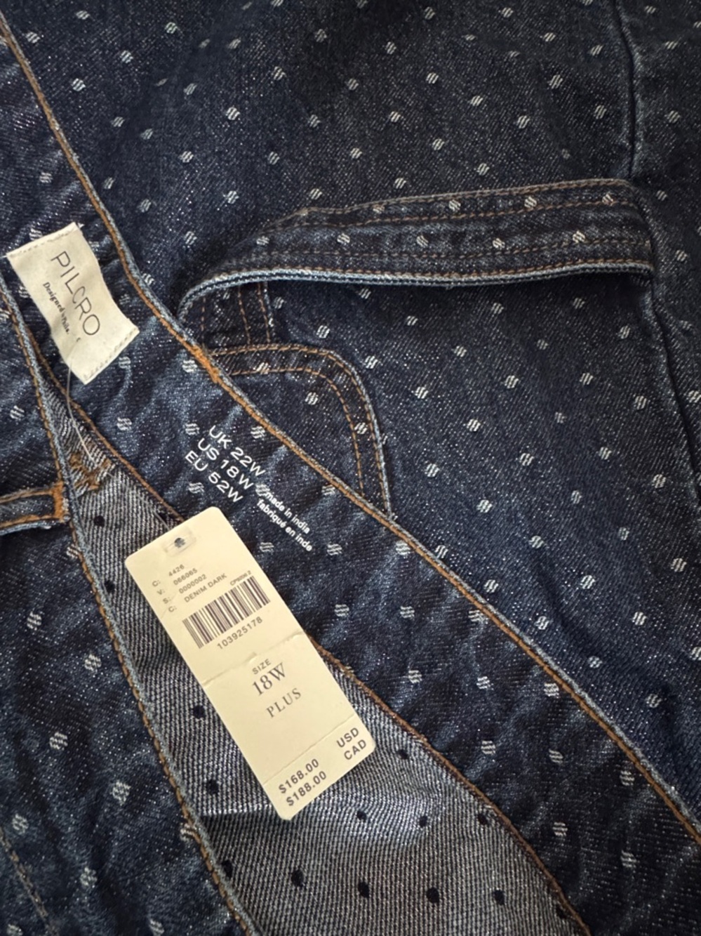 NWT Size 18W- The Kayden Carpenter High Rise Barrel Jeans by Pilcro (NWT US$168) - Picture 7 of 16